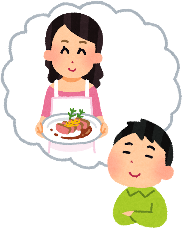 이렇게 맛있는 요리를 만드는 사람은 반드시 상냥하고 훌륭한 여성임이 틀림없다」 A씨의 집을 - 想像 し て いる (667x800)