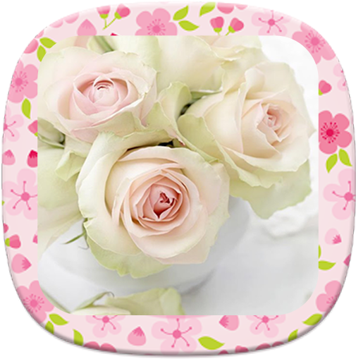 White Rose Flower - White Rose With Pearl (512x512)