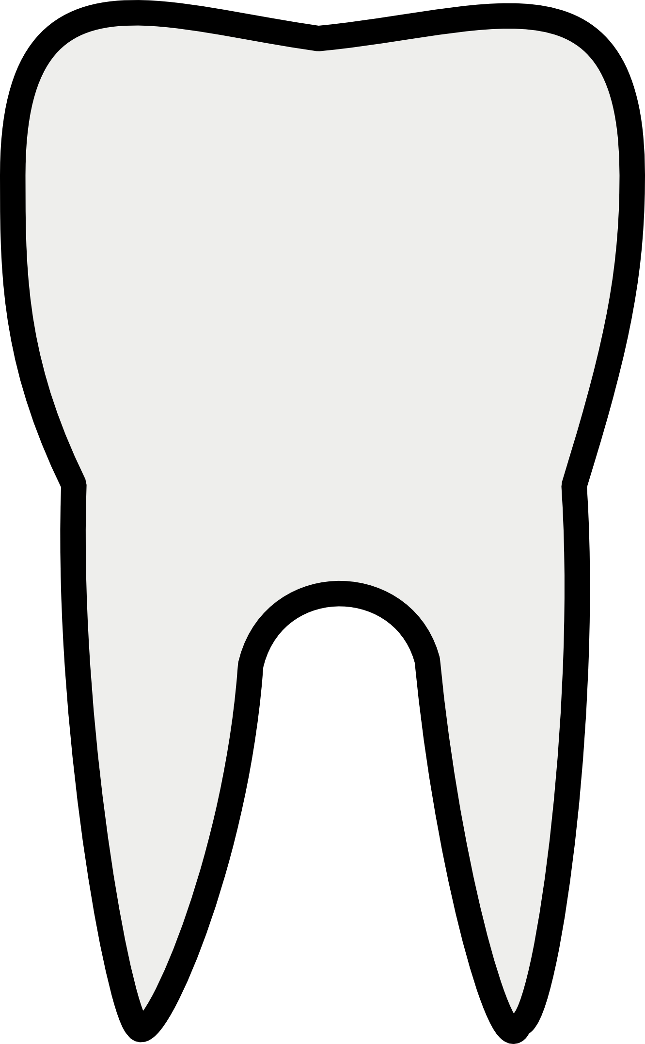 Tooth Clipart - Tooth Clipart (1331x2153)
