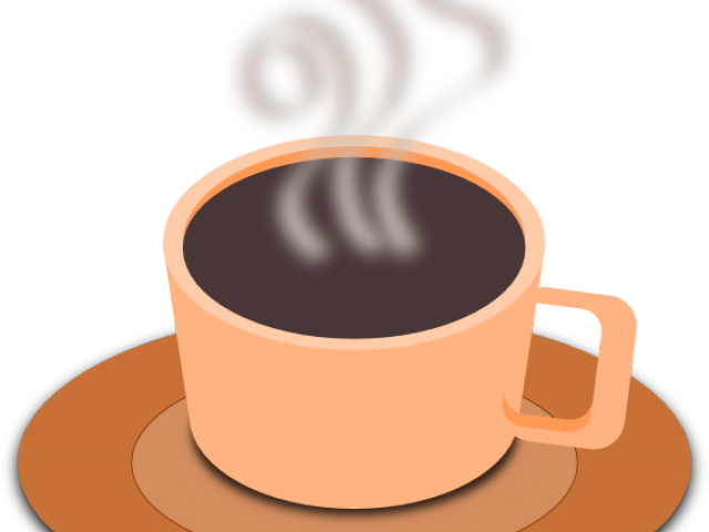Tea Cup Clipart Animated - Hot Coffee Clipart Png (640x480)