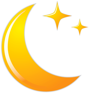 Moon Croissant - Clear Night Weather Icon (400x400)