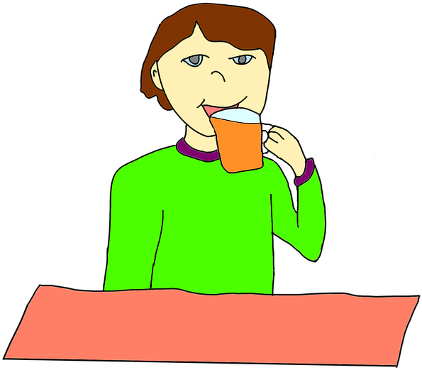 Cup Clipart Child - Drink Juice Clipart Png (720x720)