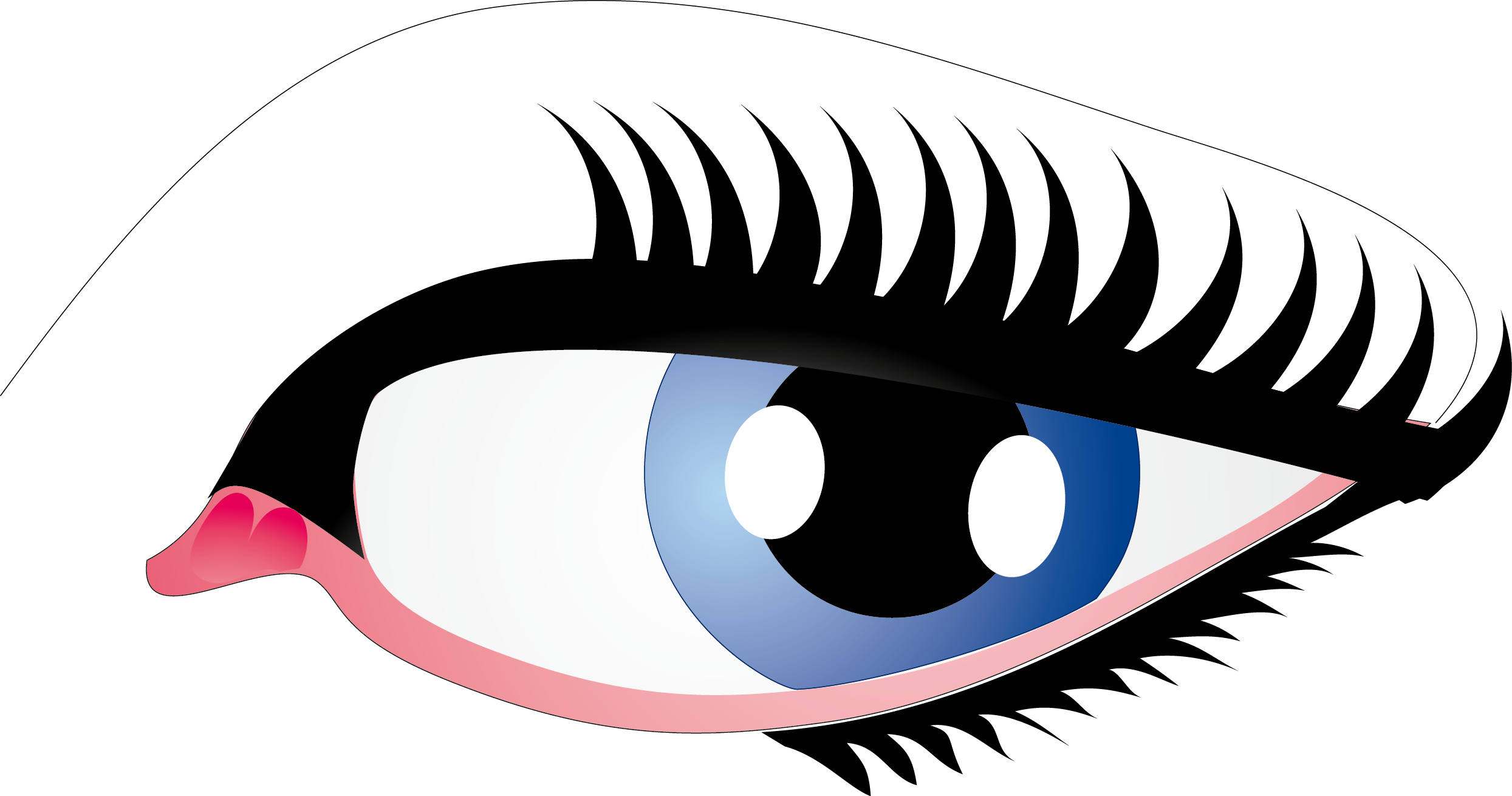 Eye Clip Art - Eyes (2489x1310)