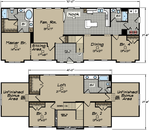 House - Best Shui 2 Story House (500x436)