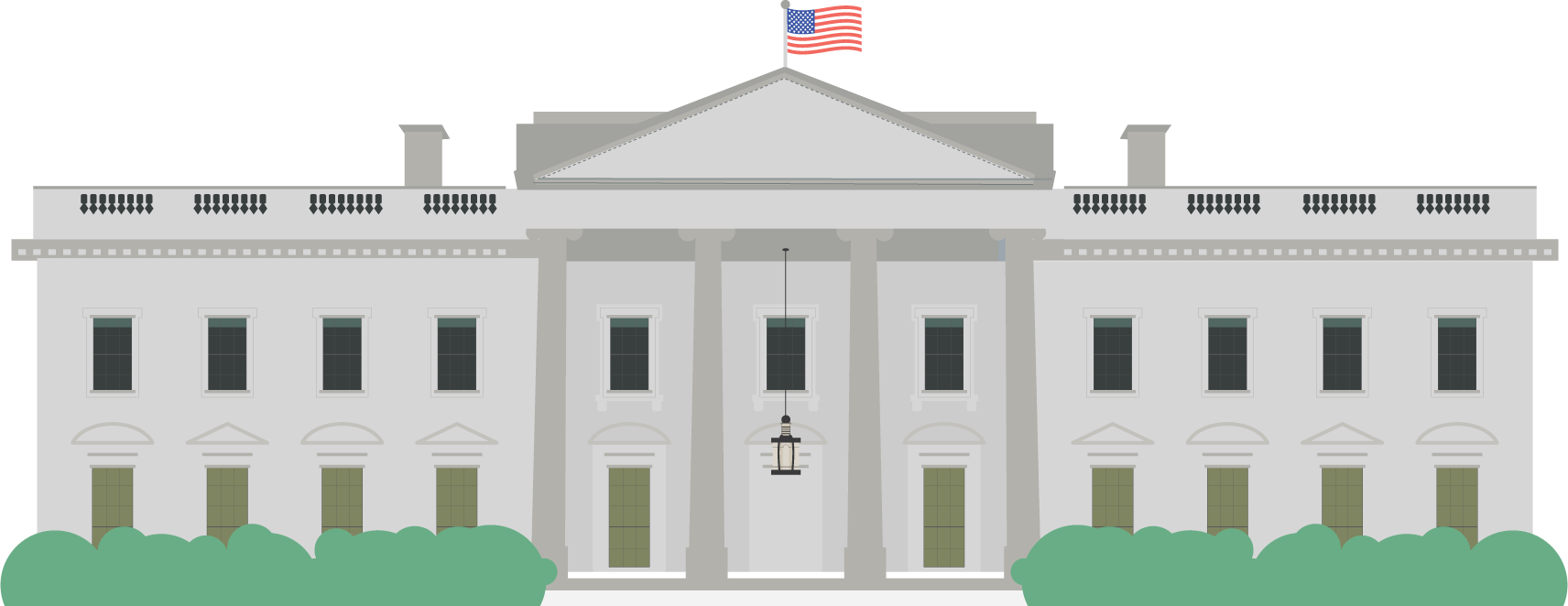 White House Clip Art - White House Png (1712x662)