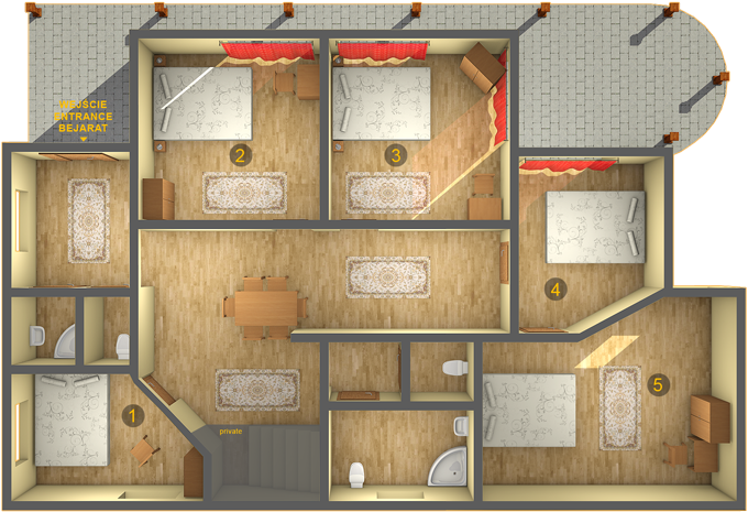 The Guest-house Is Located On The Same Property As - Electrotherapy Room (700x525)