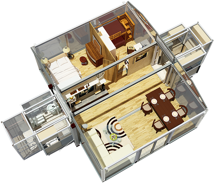 Amazing Off Grid Expandable Portable Shipping Container - Off The Grid Shipping Container Houses (700x594)