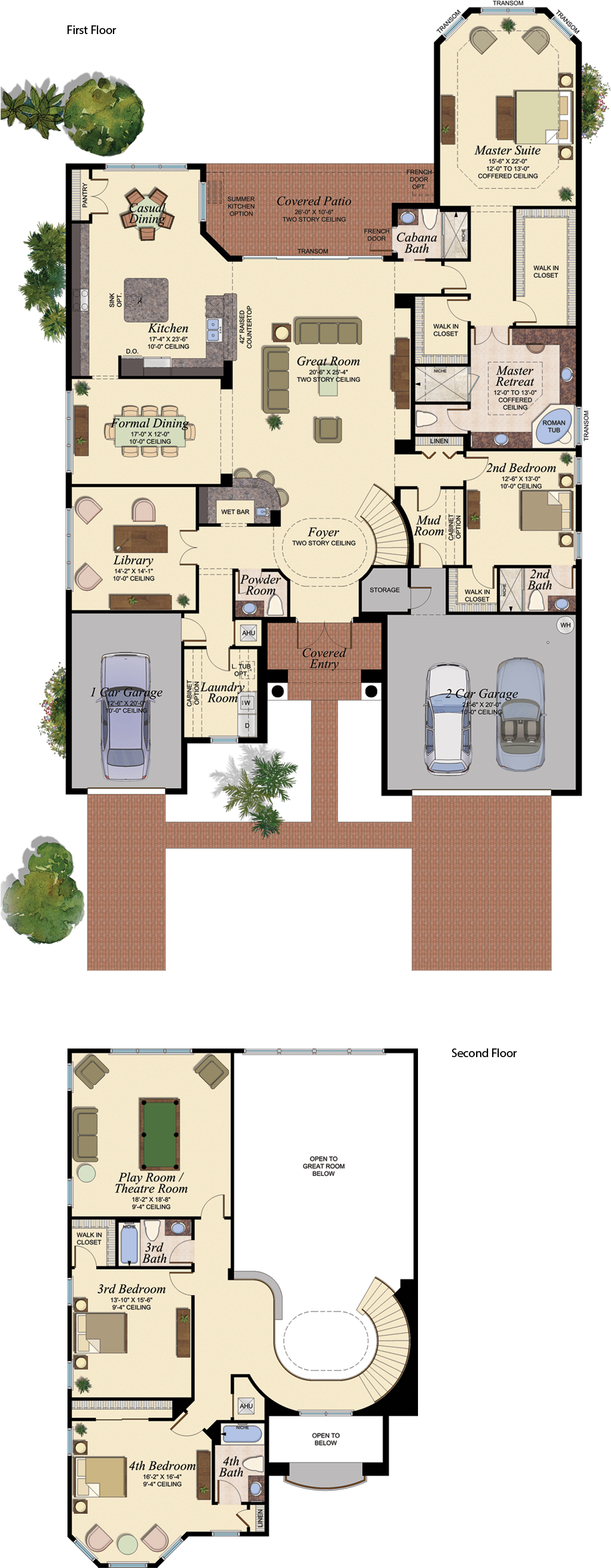 Sebastian/754 Floor Plan - The Ridge At Wiregrass Ranch By Gl Homes (935x2483)