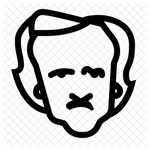 Edgar Allan Poe Clipart - Edgar Allan Poe Drawing (512x512)