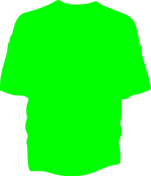 Tshirt Green Clip Art At Clker - Clker Com Green T Shirt (510x595)