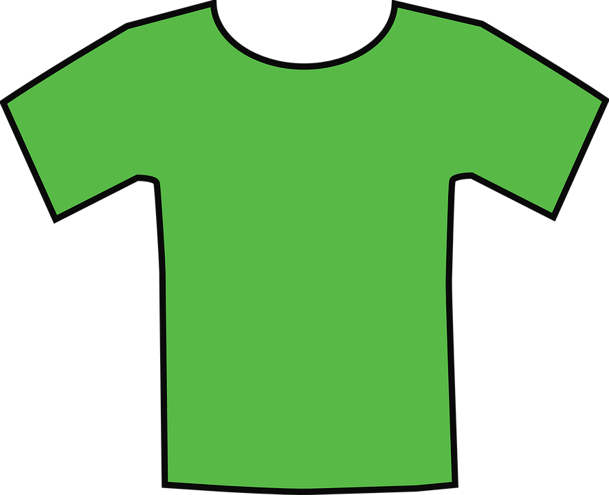 Green T-shirt - T Shirt Grün Clipart (886x720)