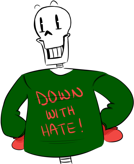 With Hate Green Text Head Product Clip Art Human Behavior - Illustration (500x564)