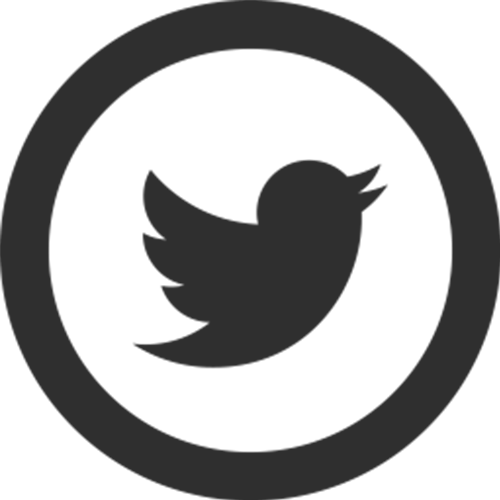 About Us - Icon Twitter Black Png (500x500)