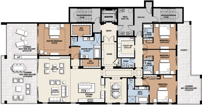 Luxury Floor Plans Carpet Flooring Ideas House With - Luxury Condominium Floor Plans (672x363)