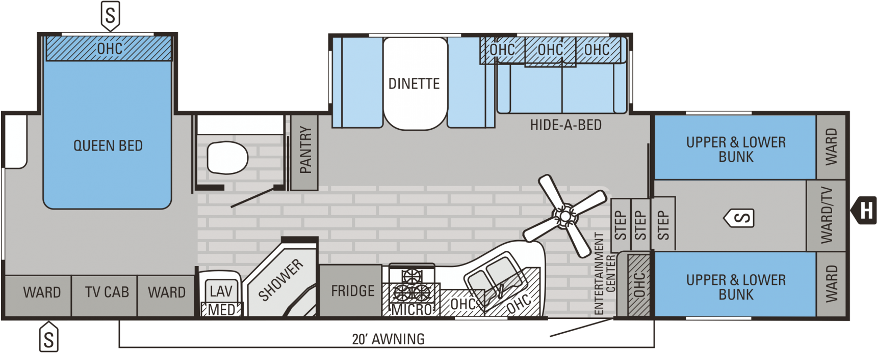 2015 Eagle Fifth Wheels - Jayco Eagle 31.5 Fbhs (1800x794)