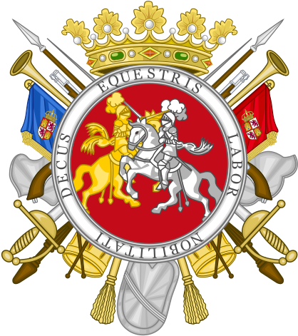 Emblem Of The Royal Cavalry Armory Of Valencia - Real Maestranza De Caballería De Valencia (2000x2232)