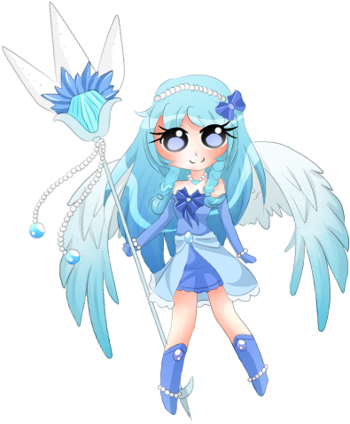 Ice Queen By Mehlyna - Cartoon (500x600)