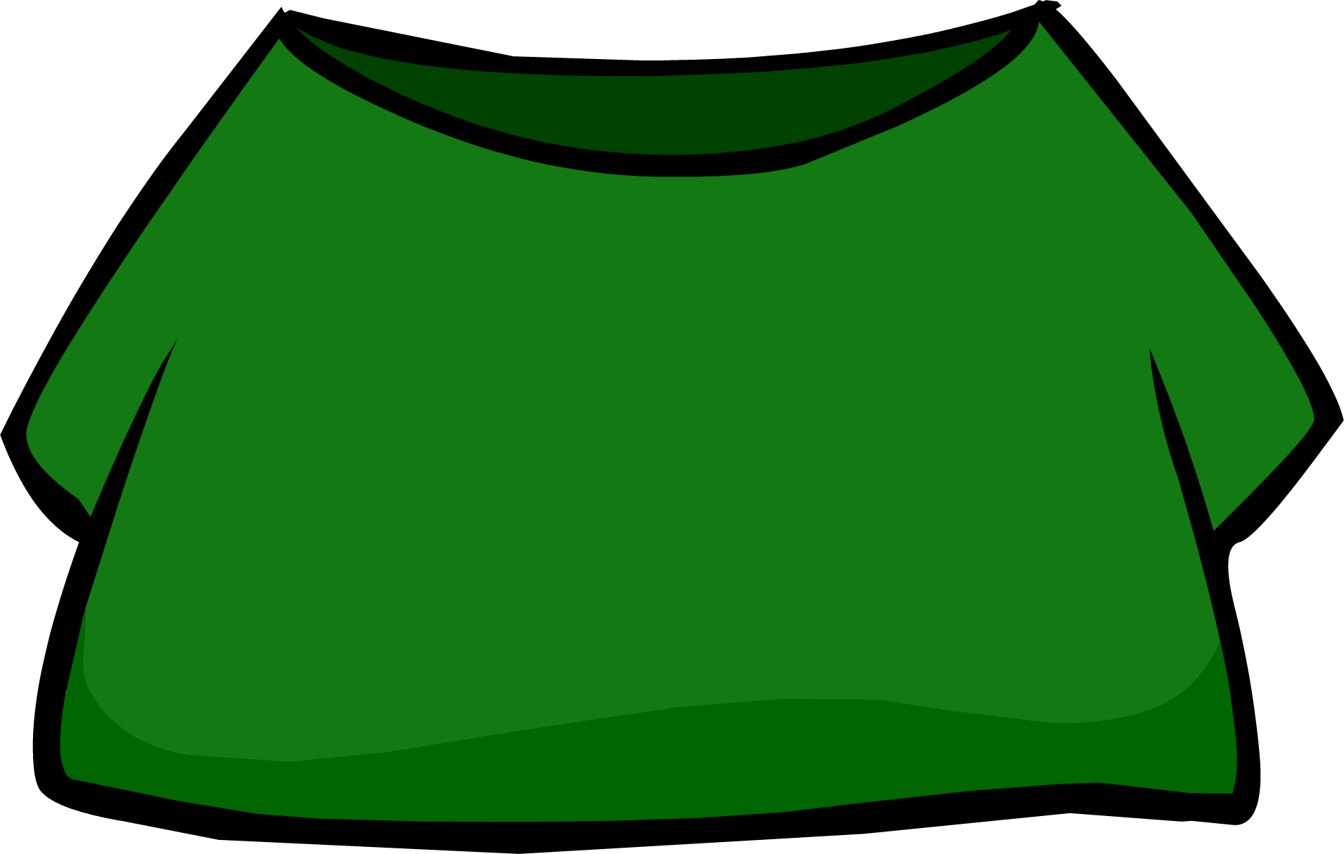 Green Shirt Clothing Icon Id 4059 - Green Shirt Club Penguin (1912x1215)