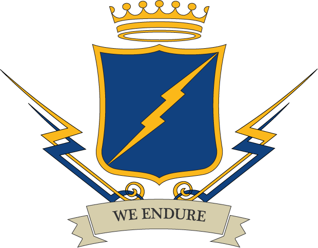 Lightening Clipart Coat Arm - Lightning In Family Crest (620x484)