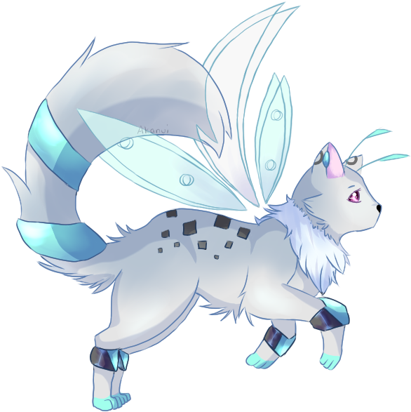 Fantasy Cat By Akanui - Cartoon (610x620)