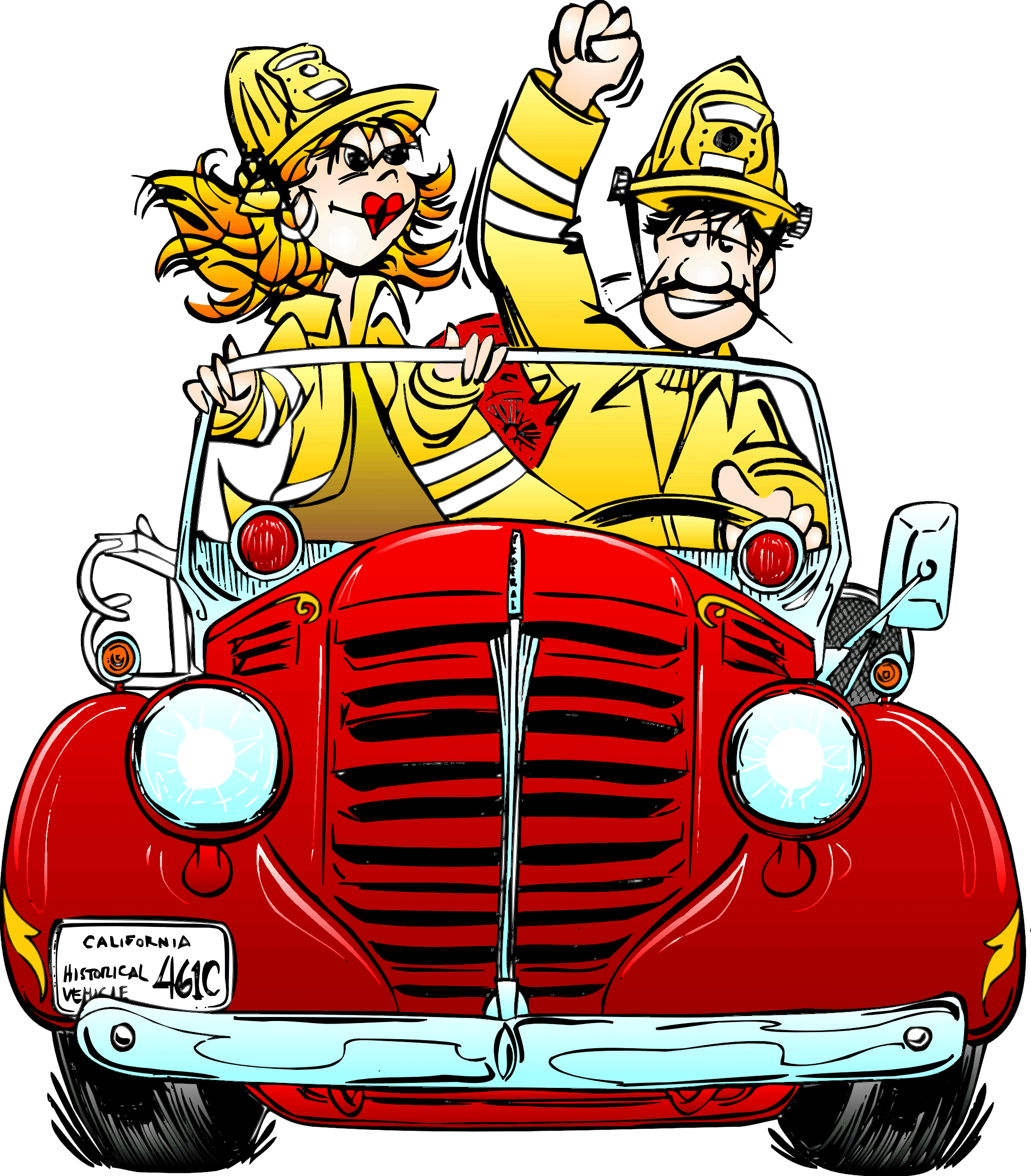 Picture Of House On Fire Cartoon - Morro Bay Fire Muster [book] (2049x2337)