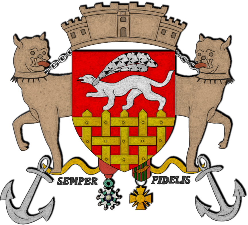 Cartoon Saint Cliparts 29, Buy Clip Art - Saint Malo Coat Of Arms (865x785)