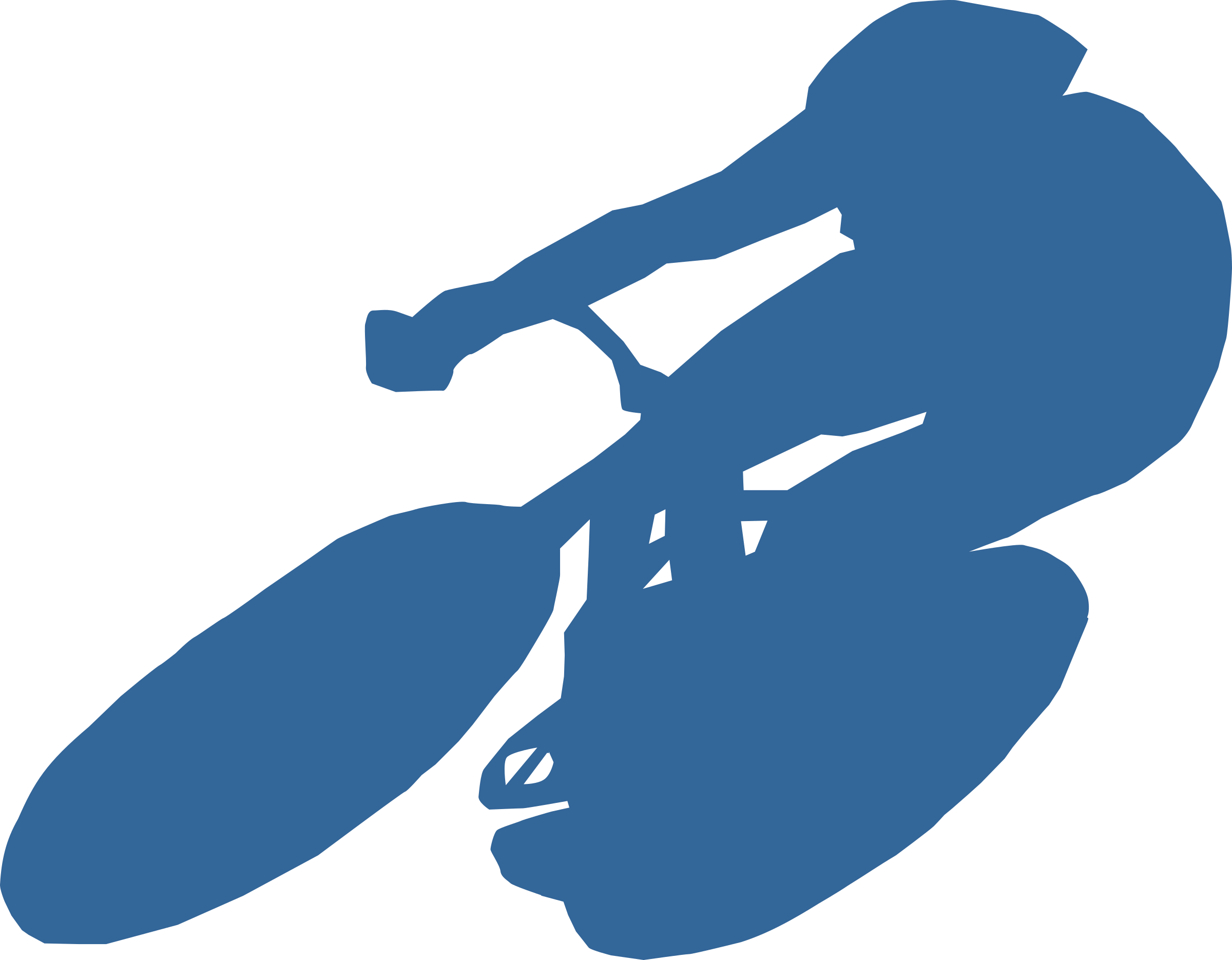 Big Image - Cycling Silhouette Png (2400x1870)