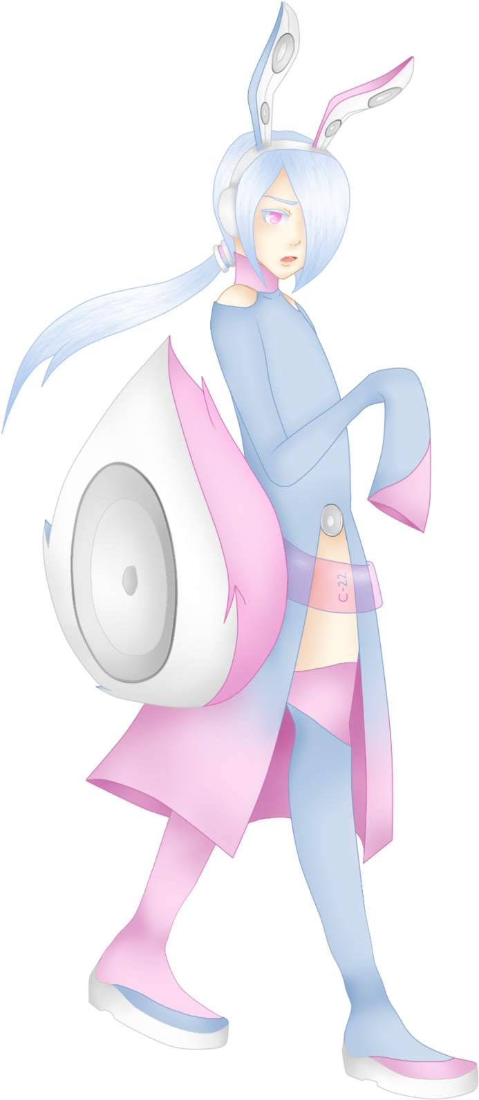 Utau Bunny Power By Karenbisson - Illustration (1024x1689)