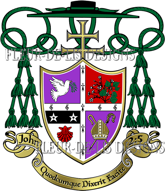 Ecclesiastical And Religious Coats Of Arms And Crests - Oratory (600x800)