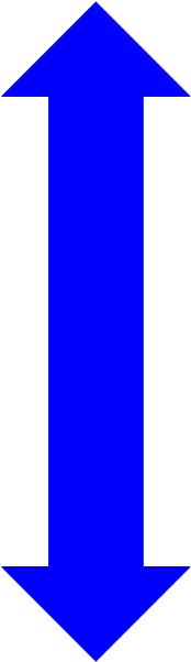 Arrow - Double-sided - Double Sided Arrow Png (339x768)