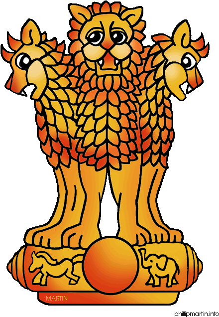 Our National Symbols Clipart - National Emblem Of India Step By Step (467x648)