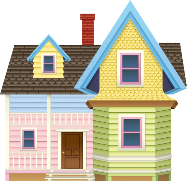 Cottage House - 飞 屋 环 游记 房子 (600x580)