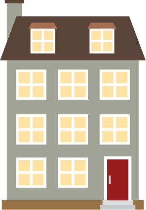 Pin By Natalie Doucet On Clipart Maison - รูป ตึก กา ตู น (301x432)