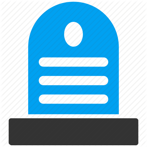 Death Clipart Epitaph - Headstone (512x512)