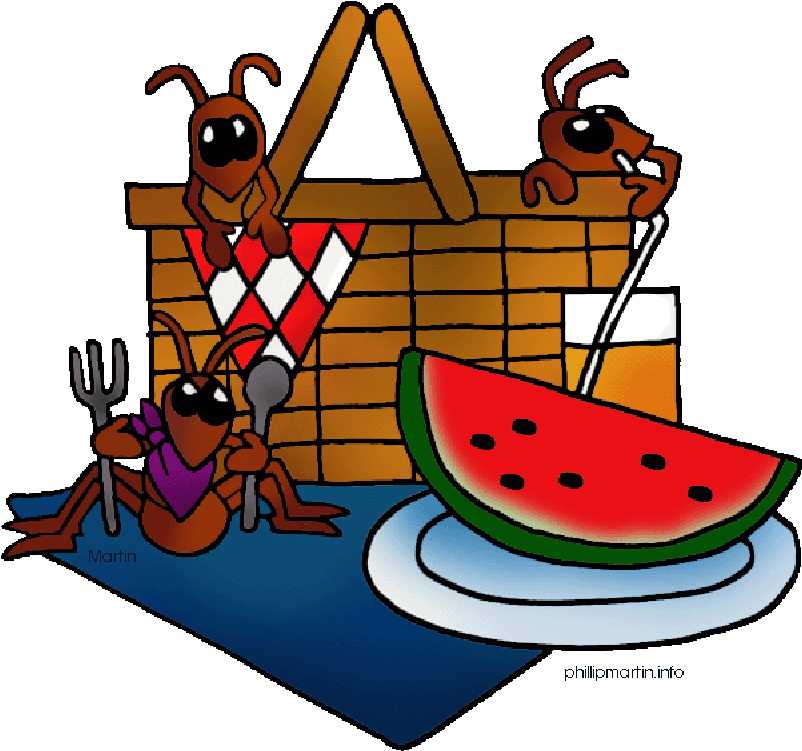 Picnic Cartoon - Picnic Free Clip Art (865x825)