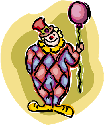 Clown Food Clip Art - Illustration (600x450)