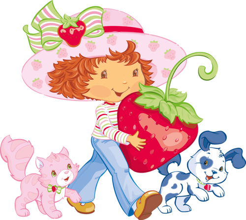 Explore Strawberry Shortcake, Strawberries And More - Brewster Ps96301 Brewster Strawberry Shortcake Wall (500x449)