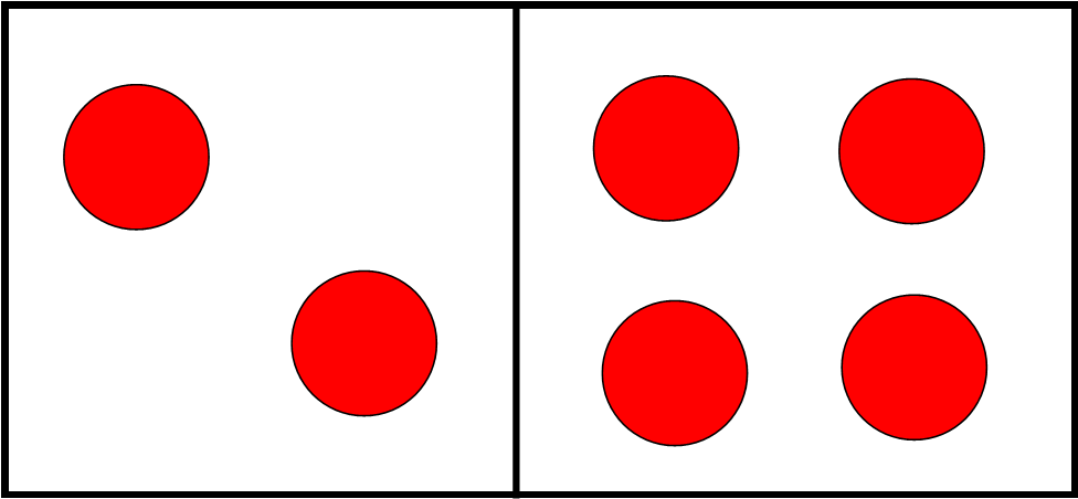 Counting Dots Clipart - Domino Cards Clip Art (982x457)