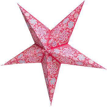 Atmospheric And Beautiful - Kerstster Roze (350x350)