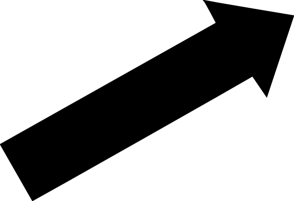 Arrow Clipart Single - Single Arrow (600x410)