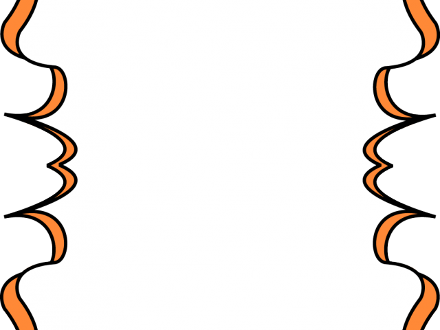 Funky Clipart Border - Halloween Border Outline Transparent (640x480)