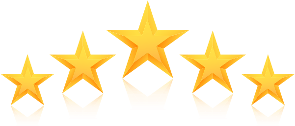 Five Star Reviwe - Stars Icon (600x319)