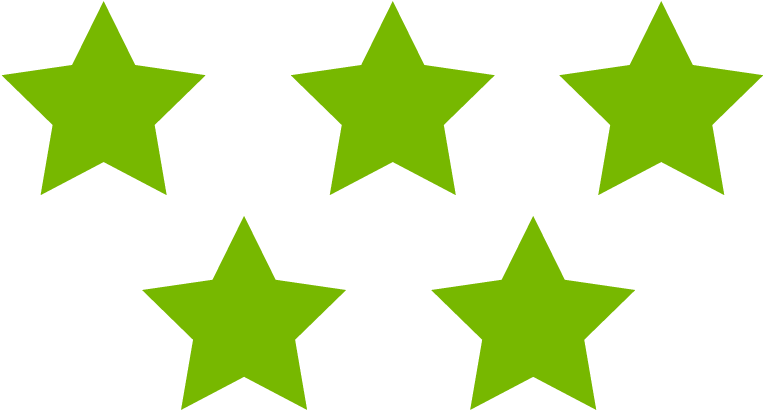 White Paper Stars Icon - 5 Star Icon Png (838x508)