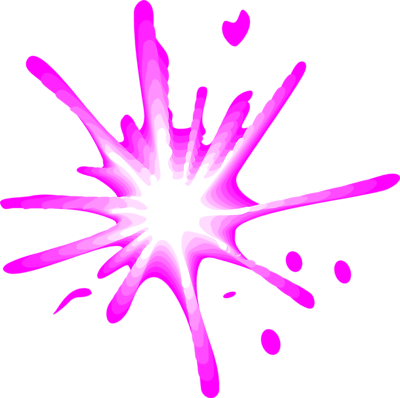 Cool Clip Art Transparent Background Paint Splatter - Pink Splash No Background (400x398)