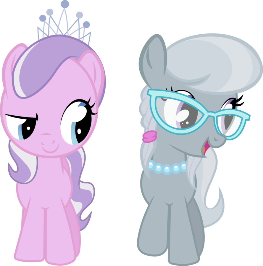 Diamond Tiara Und Silver Spoon By Lumorn - My Little Pony Diamond Tiara (889x899)