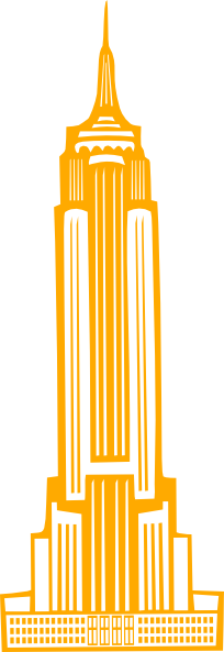 Great Gatsby Building Clip Art At Clker - Empire State Building Clip Art (204x593)