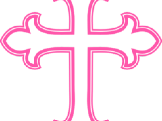 Cross Clipart Pink - Cross Clip Art (640x480)