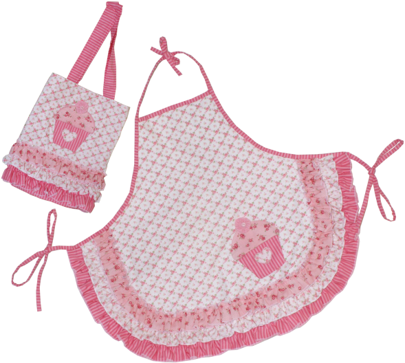 Childs Apron And Bag Patchwork - Crochet (600x540)
