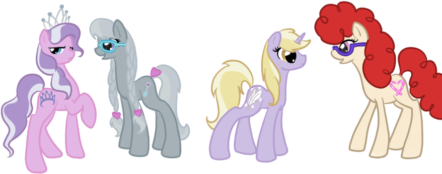 Adult Background Fillies By Otterlore - Mlp Background Filly (900x396)