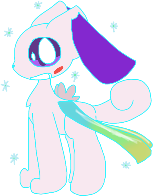 Shooting Star Clefairy Furry Adopt By Lazylatiaslover - Illustration (900x675)